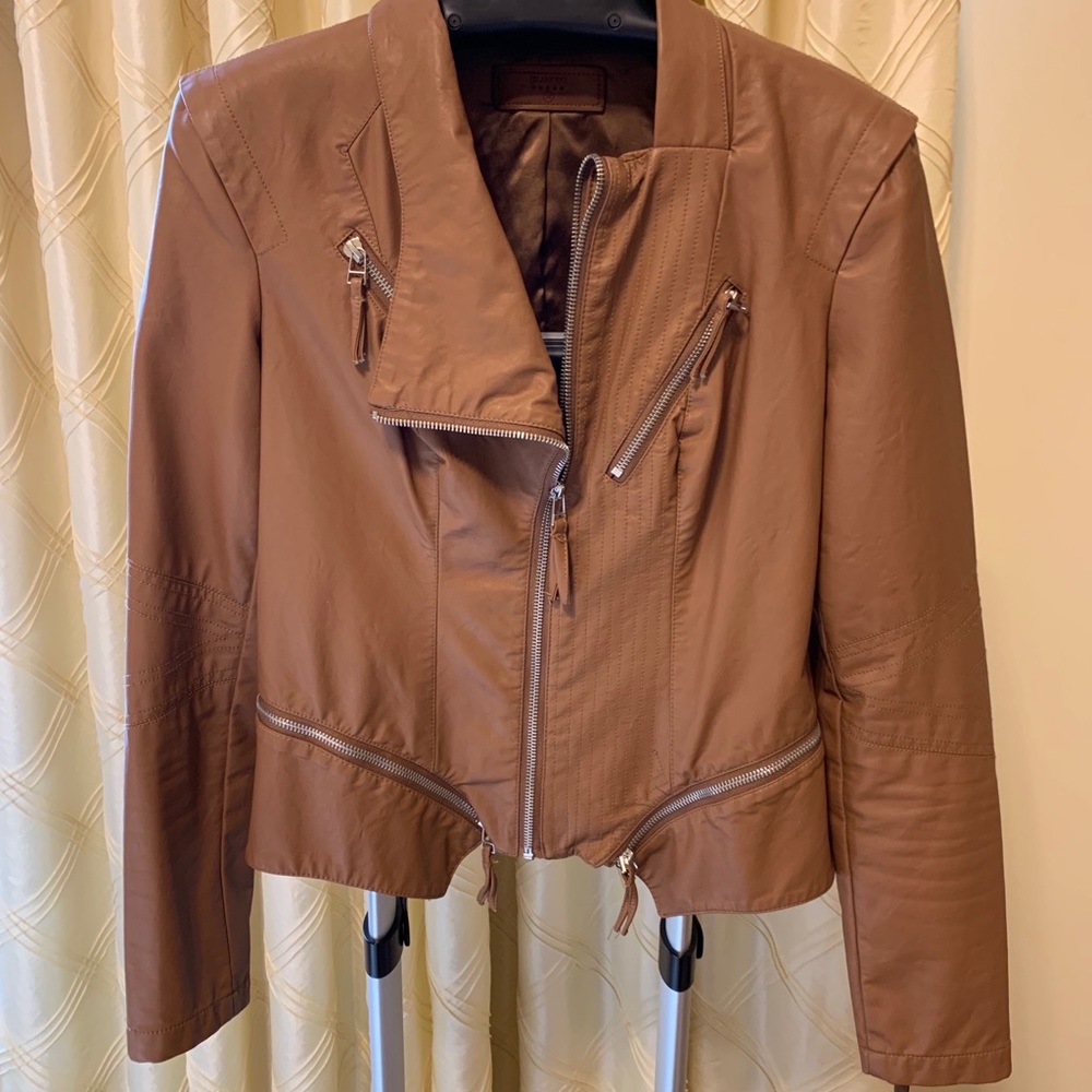 BLANKNYC faux leather moto jacket